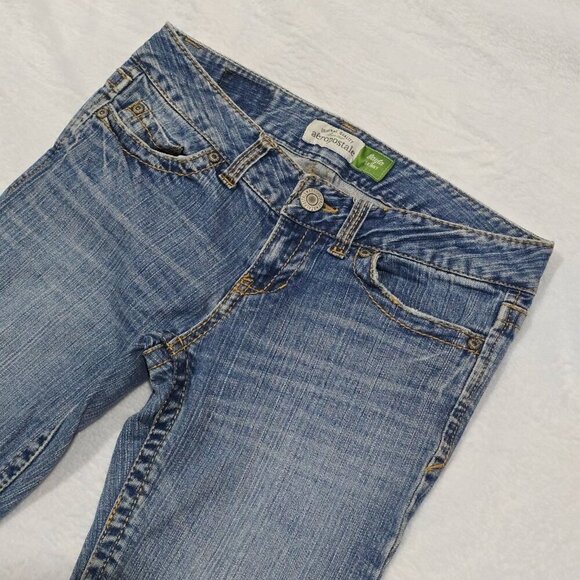 Aeropostale ✦ Bayla Skinny Jeans ✦ Medium Wash Stretch Denim Y2k Vibes Size 1–2 - Picture 4 of 11